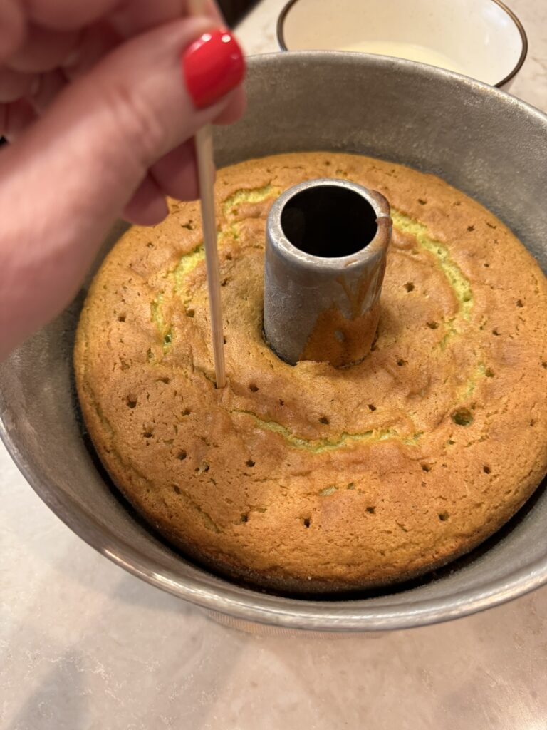 Pistachio Pudding Cake