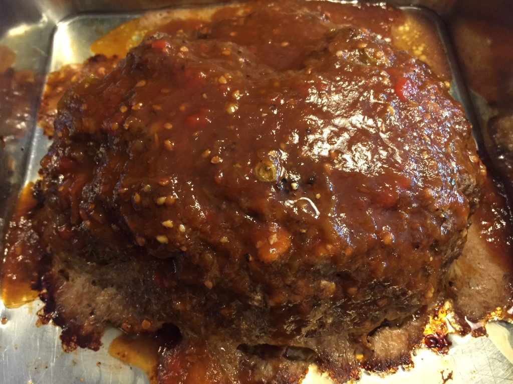 Meatloaf with Coca Cola BBQ Sauce