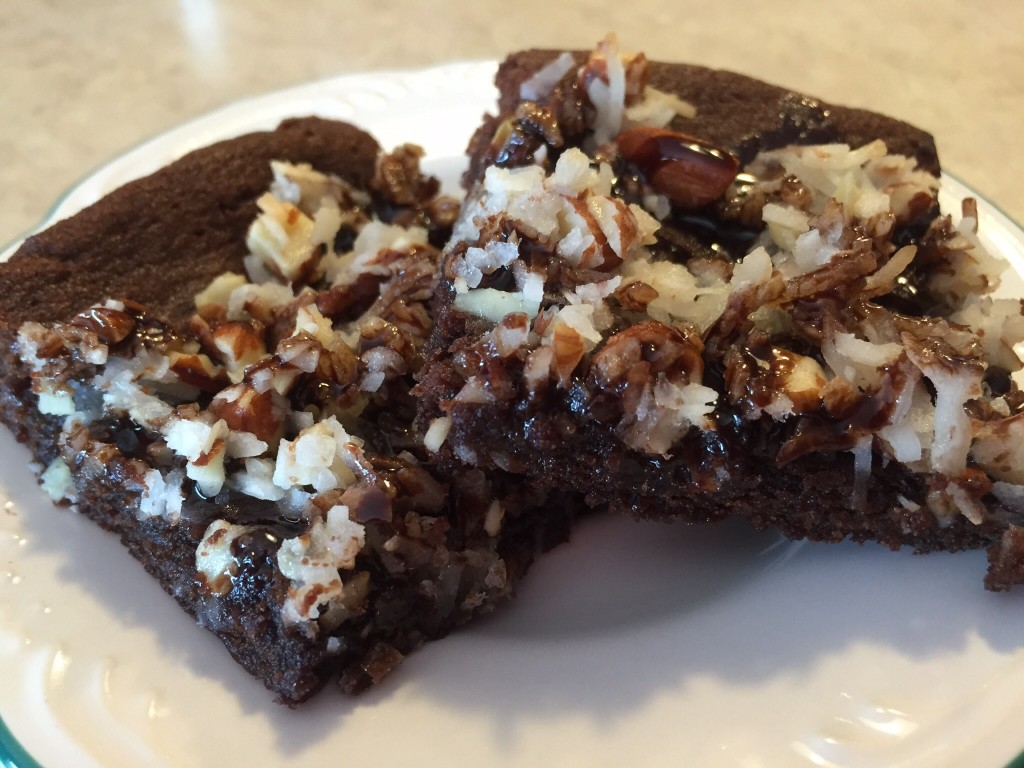 Almond Joy Brownie Bars