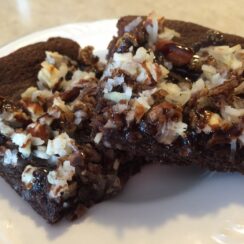 Almond Joy Brownie Bars