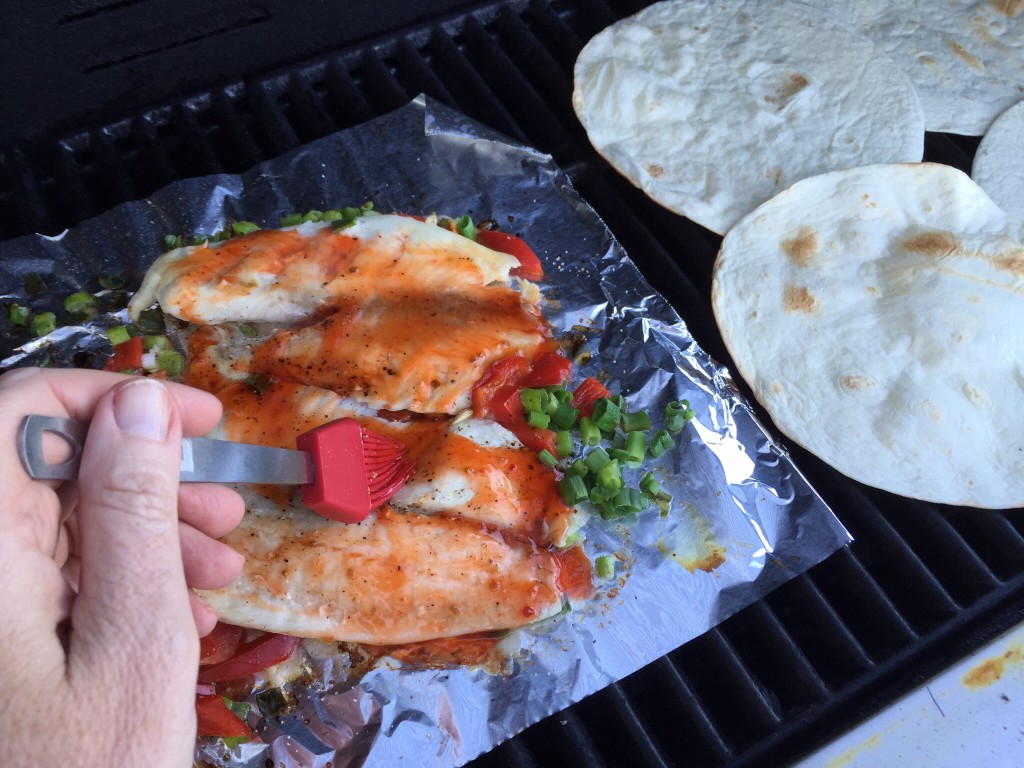 Sweet and Sour Grilled Fish Tacos