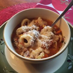 Chicken Tortellini Soup