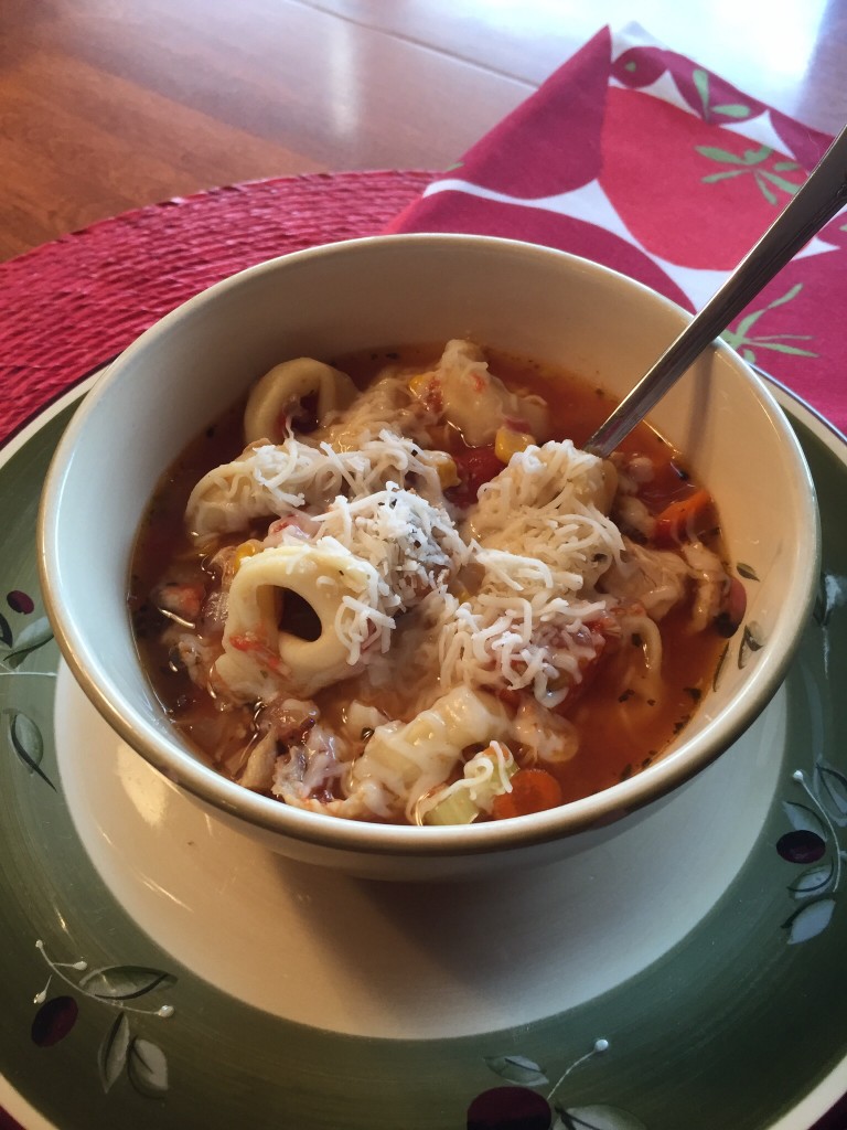 Chicken Tortellini Soup