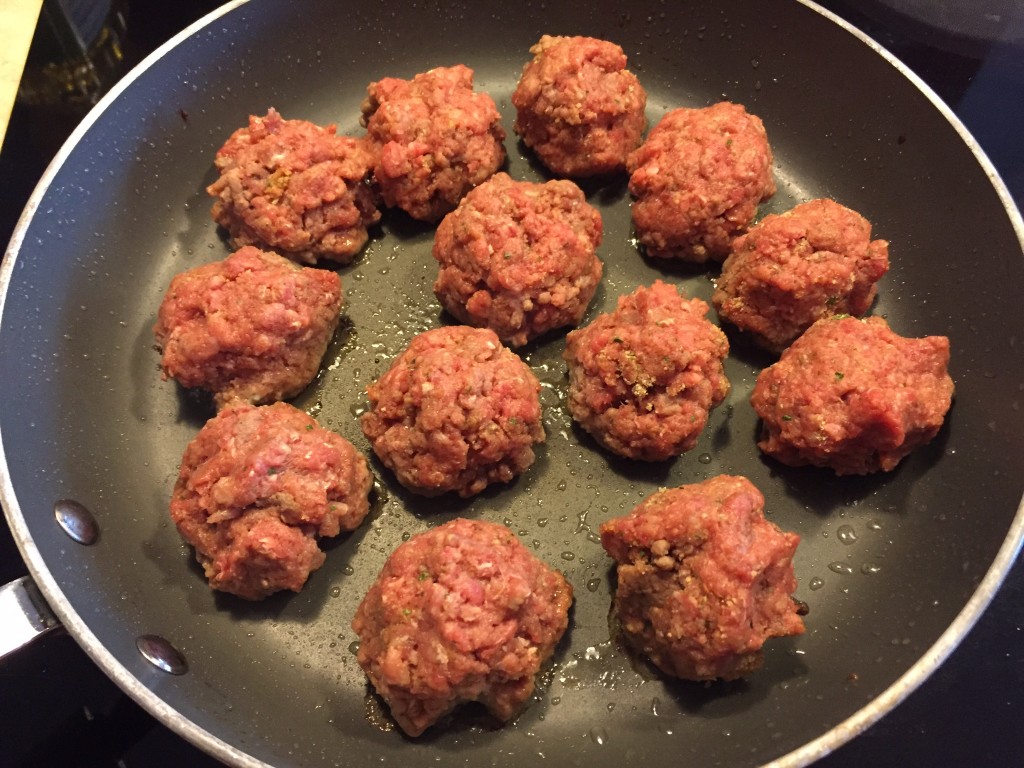 homemade meatballs