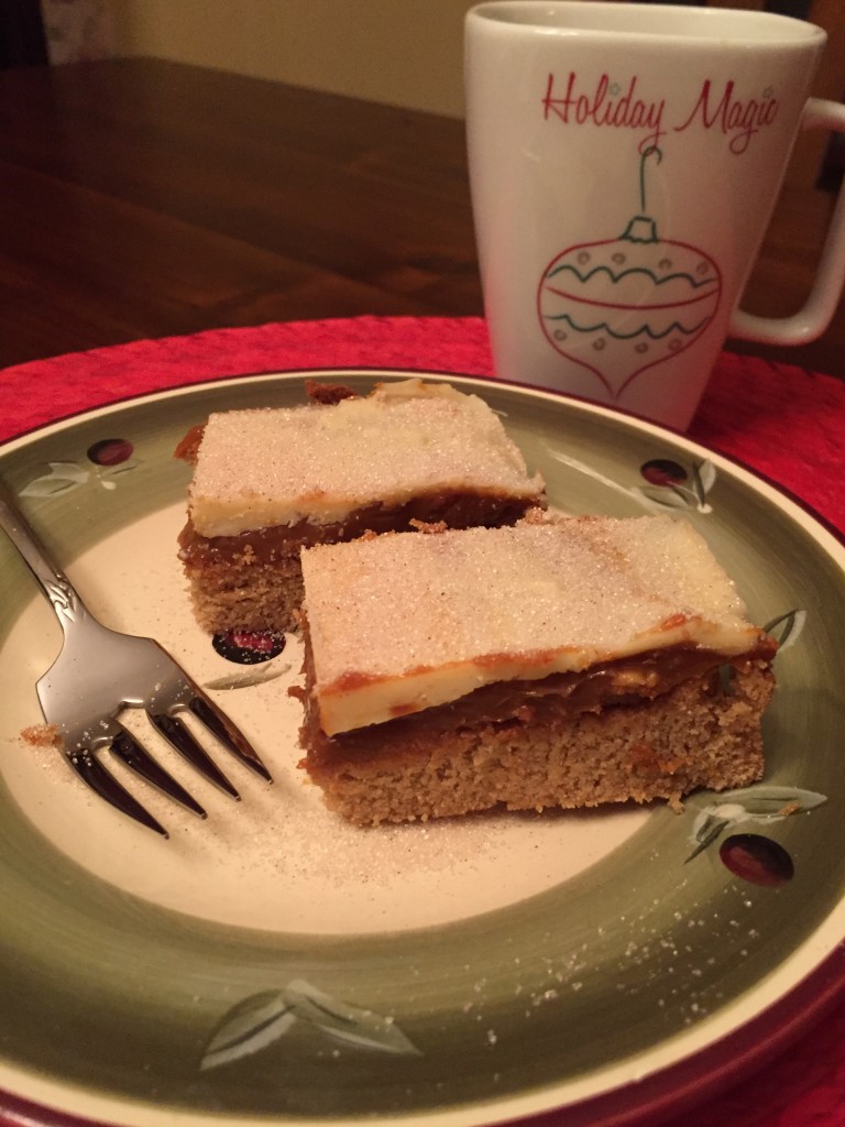 Caramel Snickerdoodle Bars