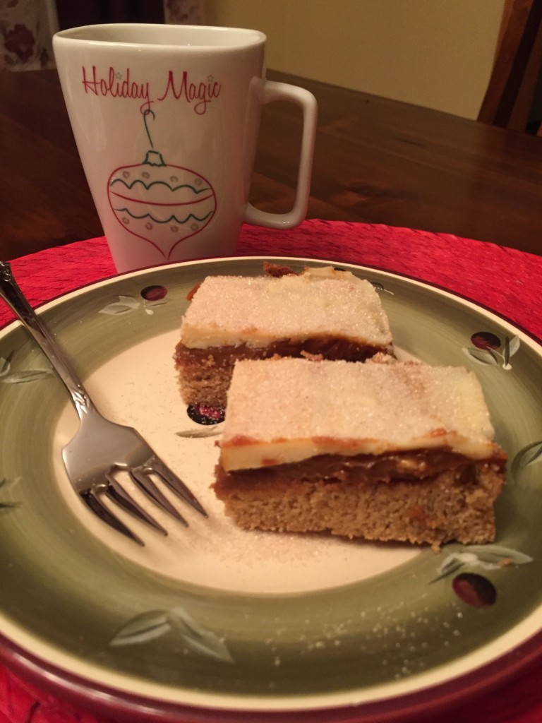 Caramel Snickerdoodle Bars