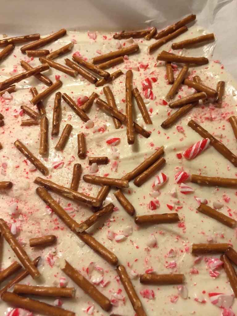 White Chocolate Pretzel Bark