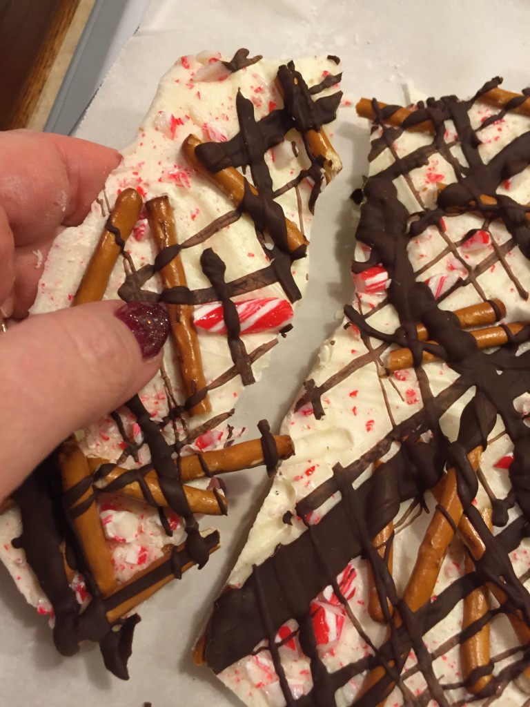 White Chocolate Pretzel Bark