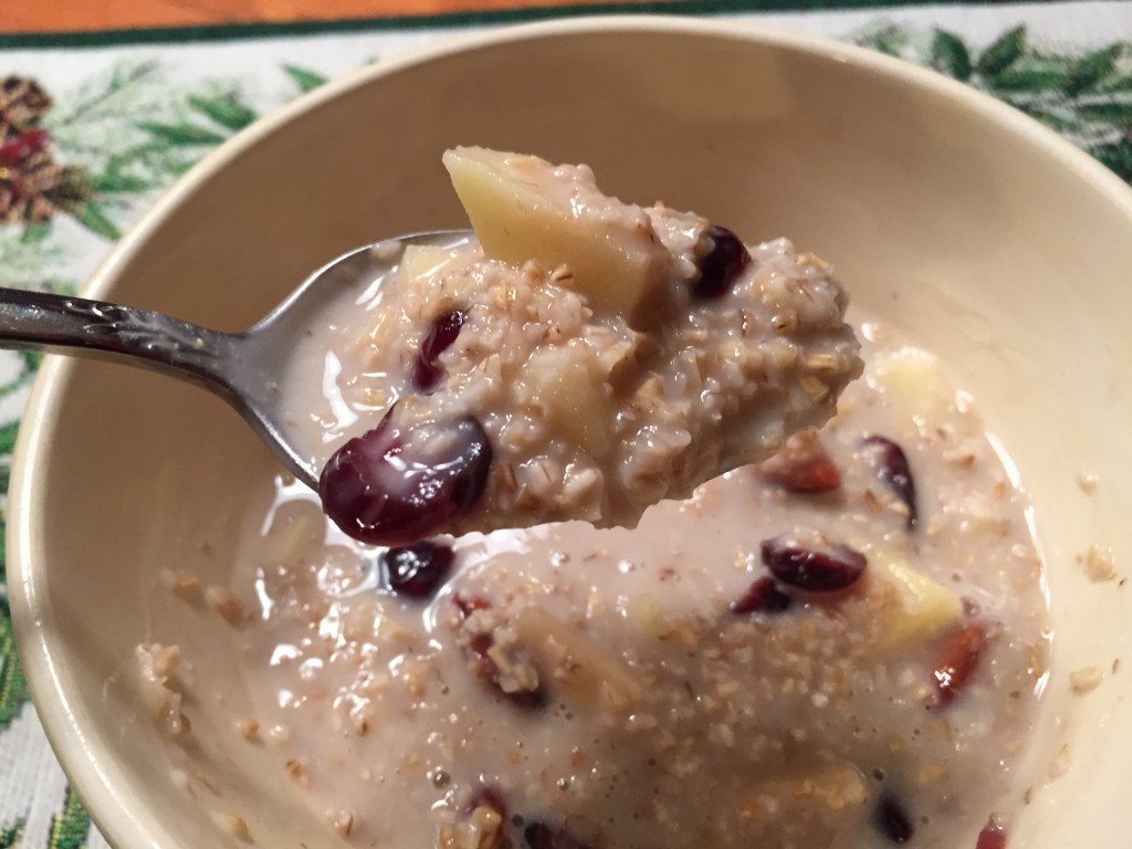 Apple and Cranberry Oatmeal