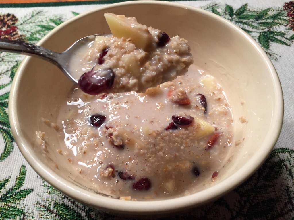 Apple and Cranberry Oatmeal