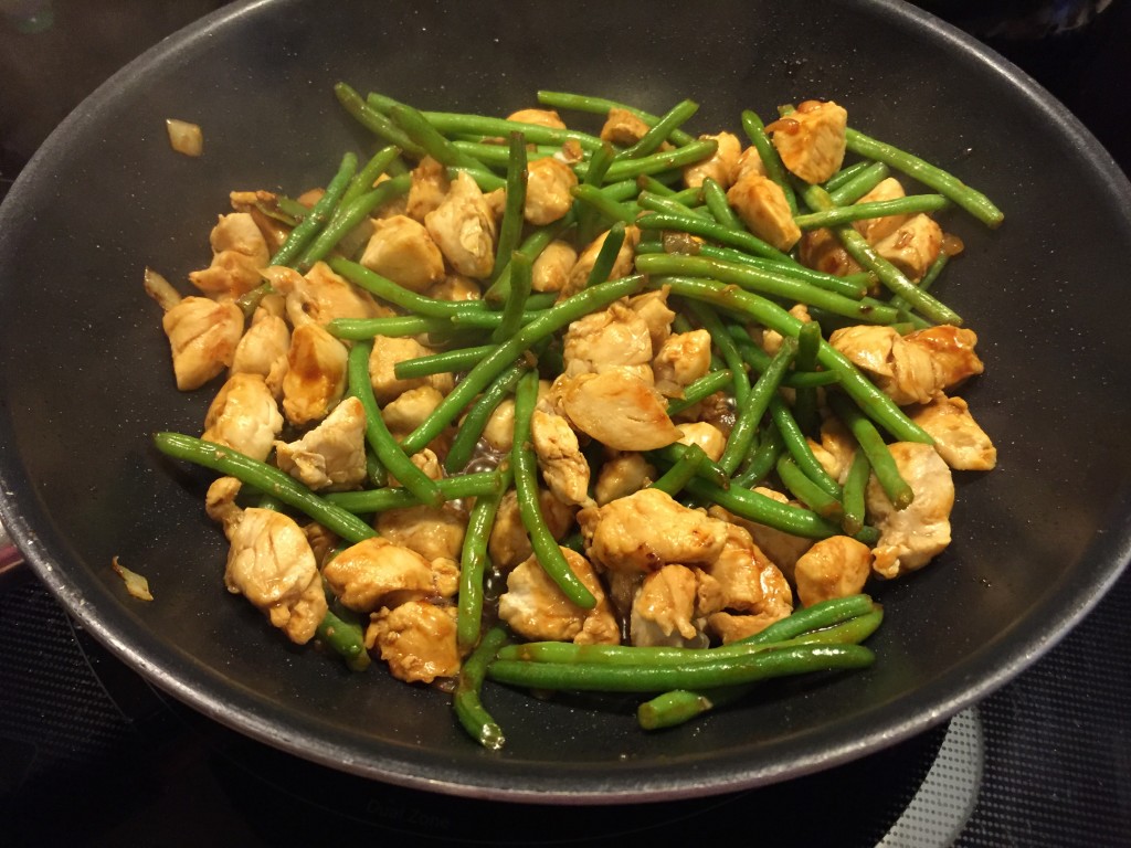 Teriyaki Chicken and Green Beans