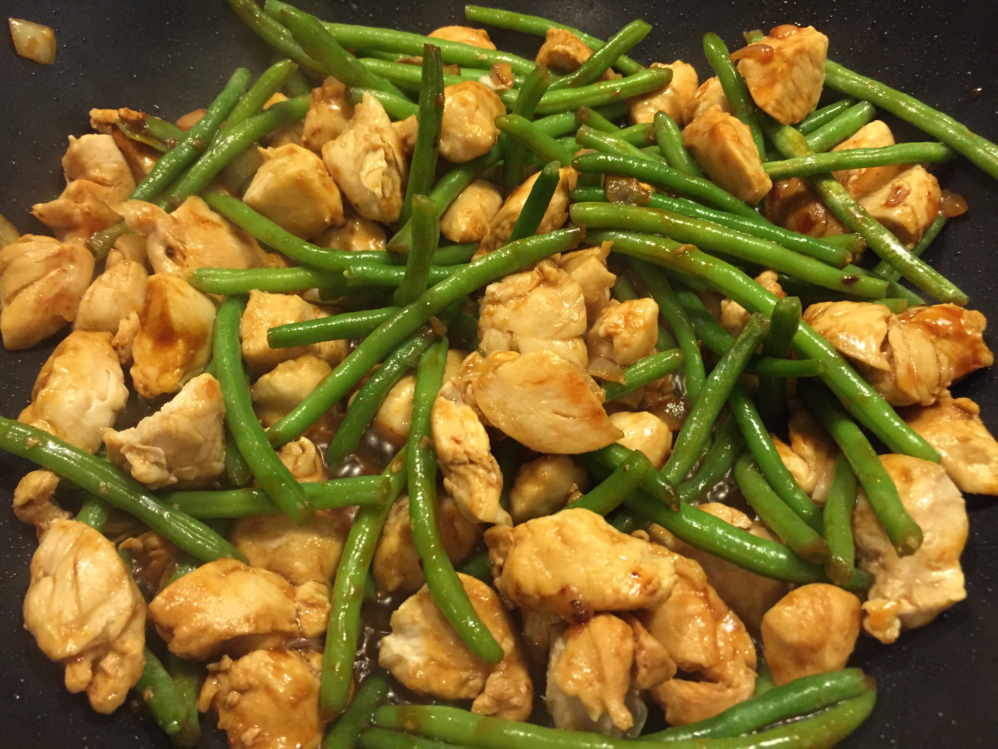 Teriyaki Chicken and Green Beans