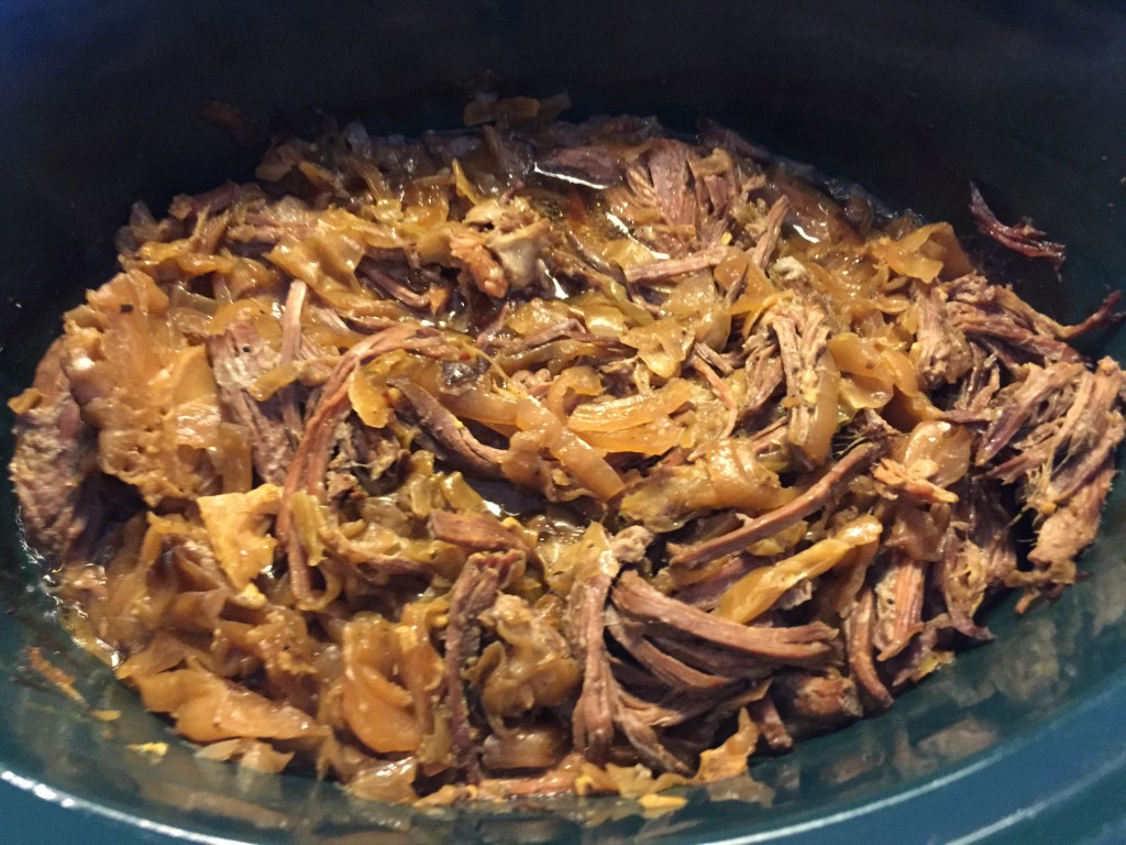 Slow Cooker Tangy Beef and Cabbage