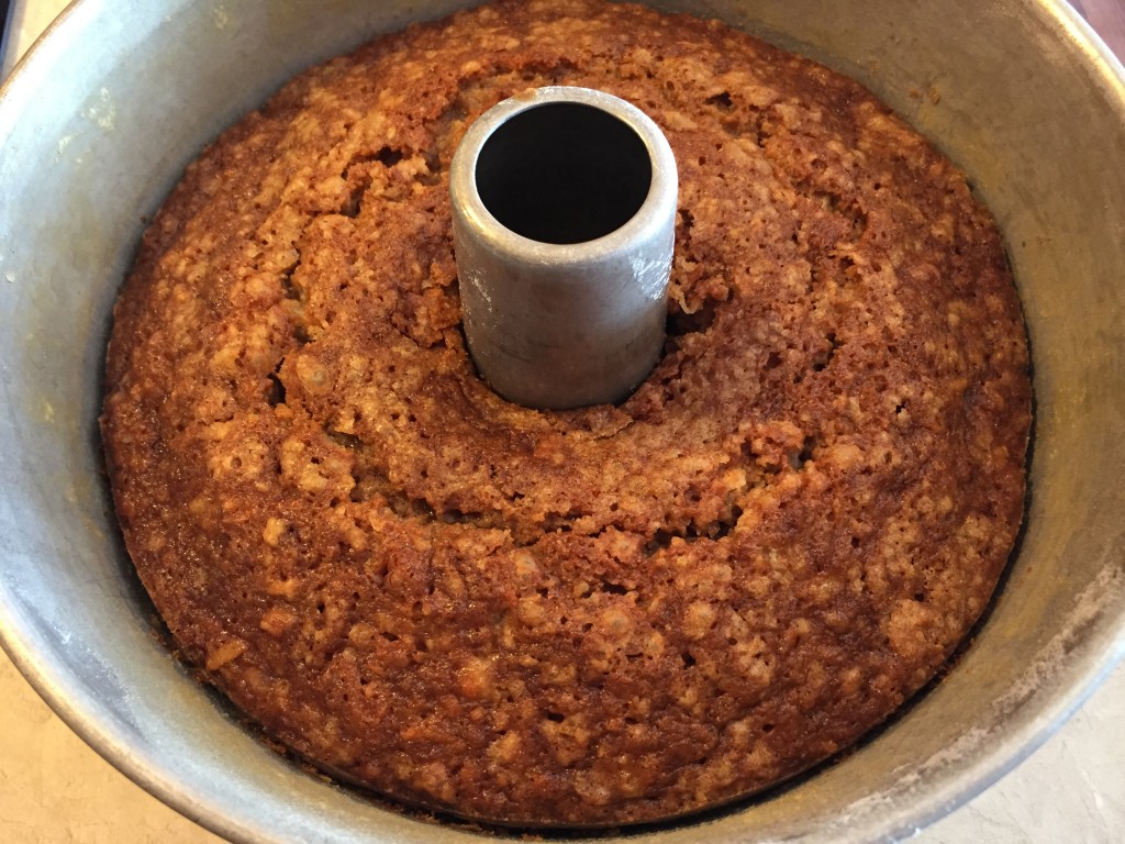 Classic Carrot Cake gets golden brown.