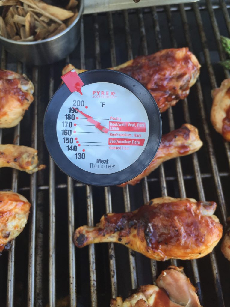 Use a thermometer to check the temperature of your chicken.