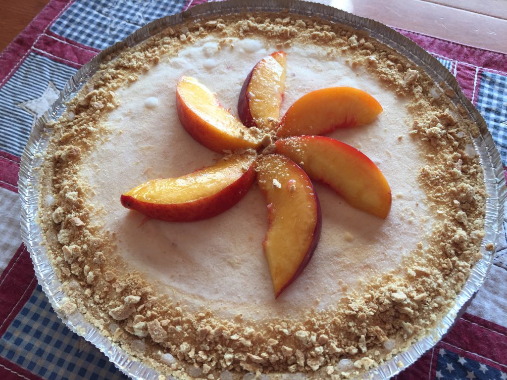 Frozen Peach Pie