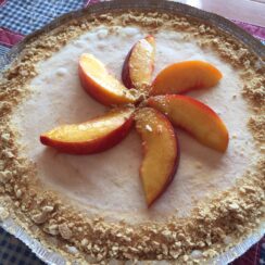 Frozen Peach Pie