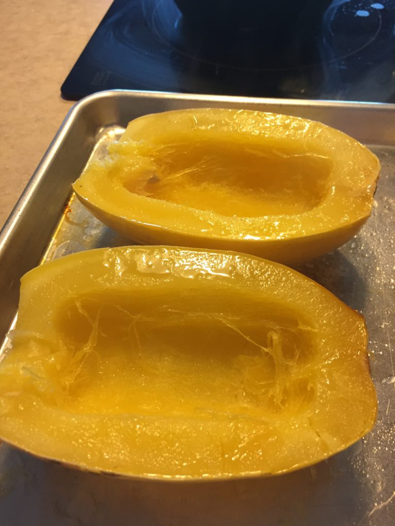 roasted spaghetti squash