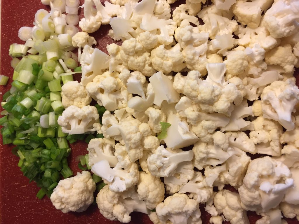 chopped cauliflower