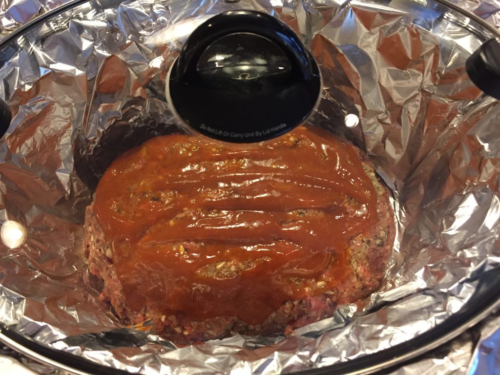 Slow-Cooker Mushroom Meatloaf