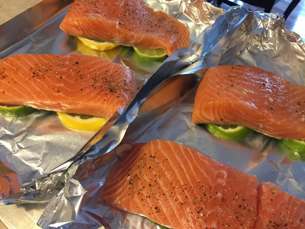 Honey Garlic Lime Salmon