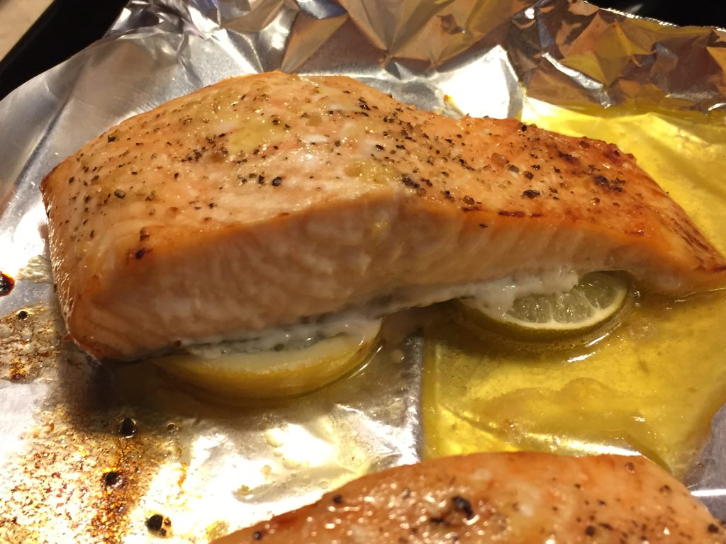 Honey Garlic Lime Salmon