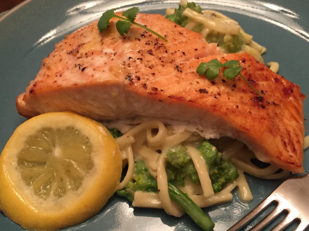 Honey Garlic Lime Salmon