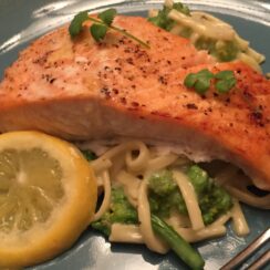 Honey Garlic Lime Salmon