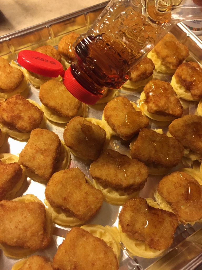 Chicken and Waffle Sliders