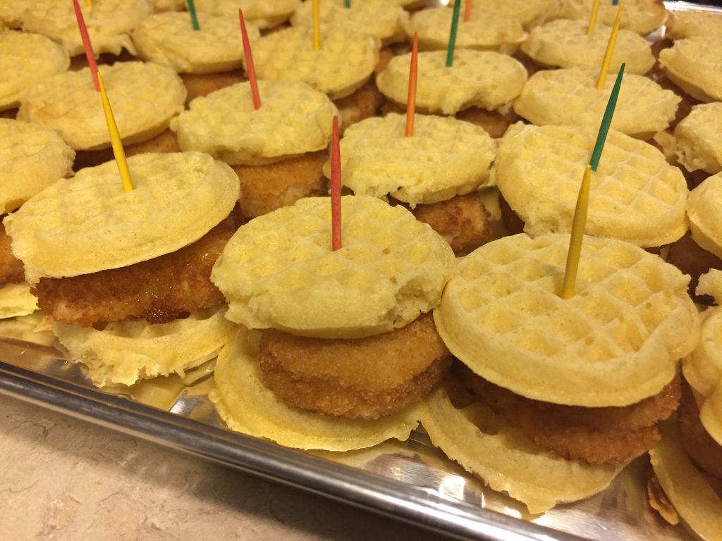 Chicken and Waffle Sliders