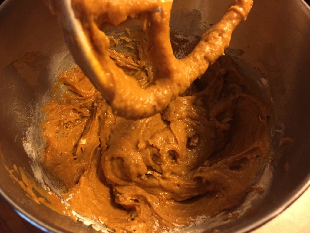 pumpkin bread batter