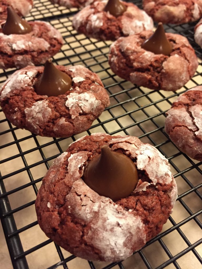 Red Velvet Kiss Cookies