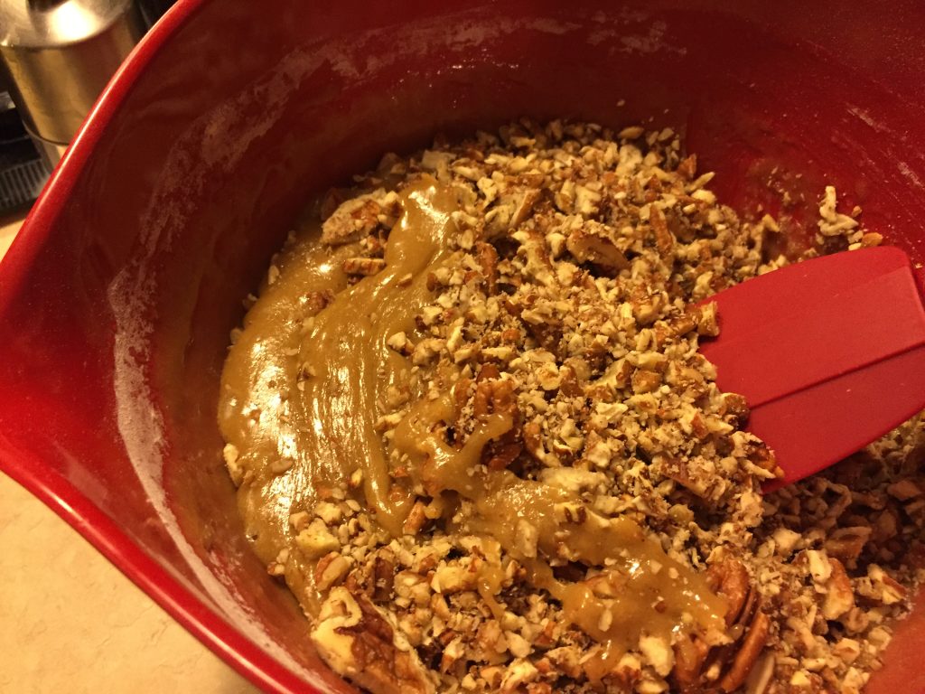 batter for pecan bars