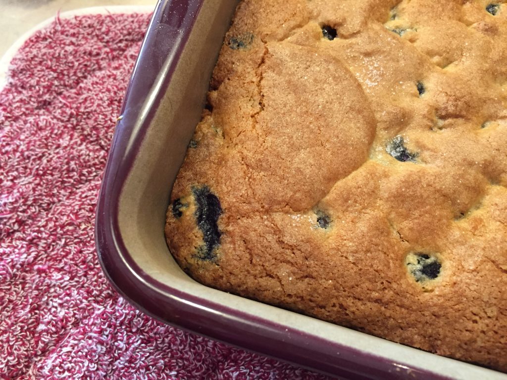 Buttermilk Blueberry Breakfast Cake