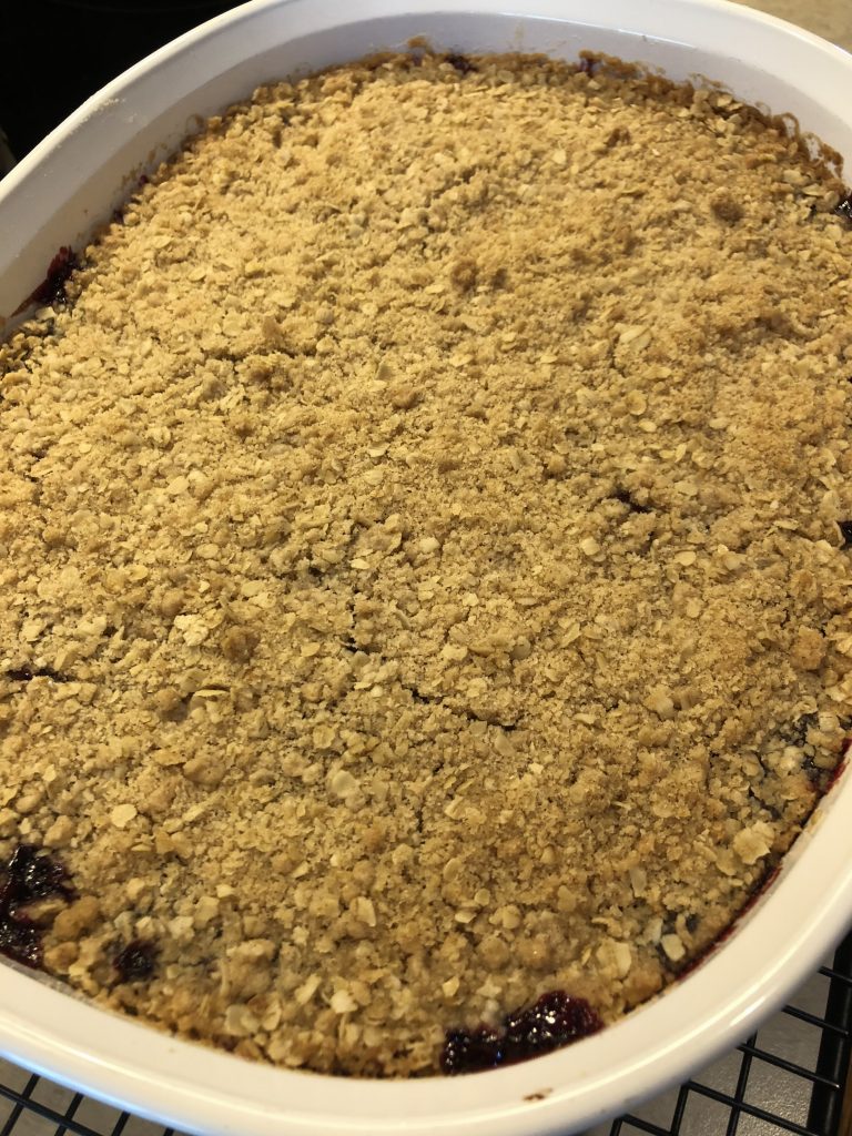 Blackberry Oatmeal Crumb Bars