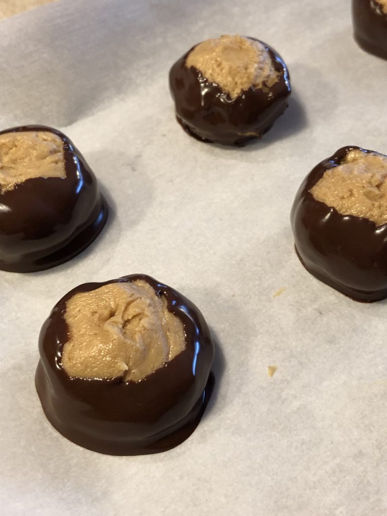 Dark Chocolate Buckeyes