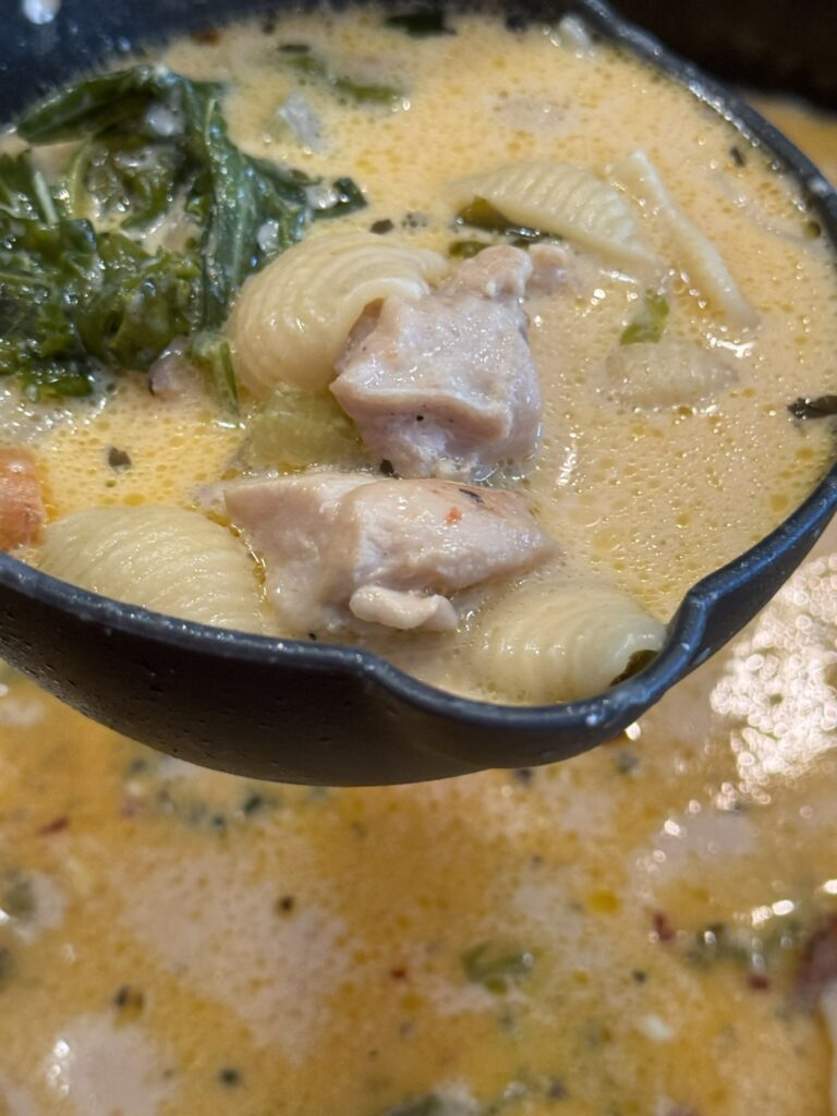 Creamy Tuscan Chicken Soup