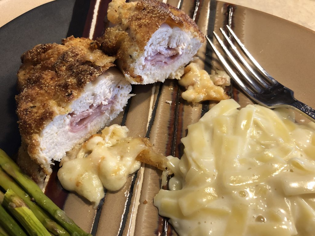 Crispy Chicken Cordon Bleu