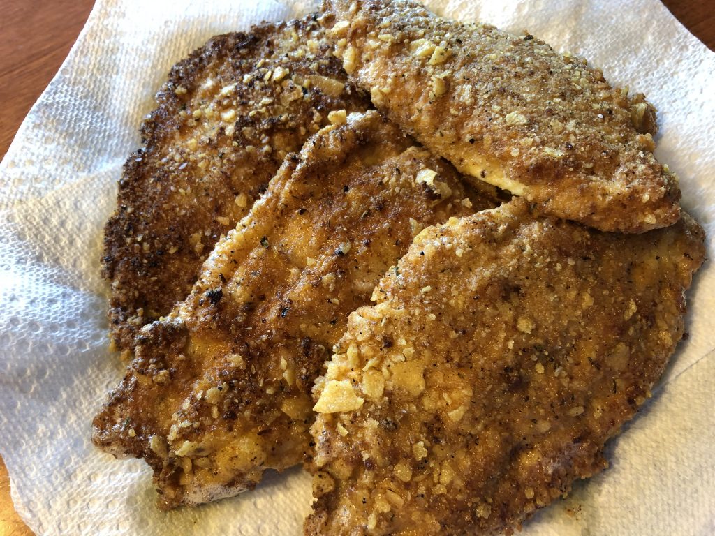 Corn Chip Crusted Catfish