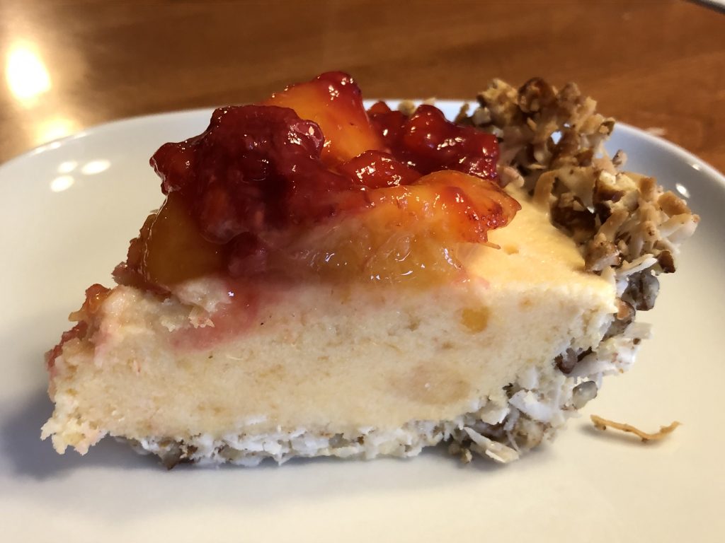 Peach Melba Ice Cream Pie