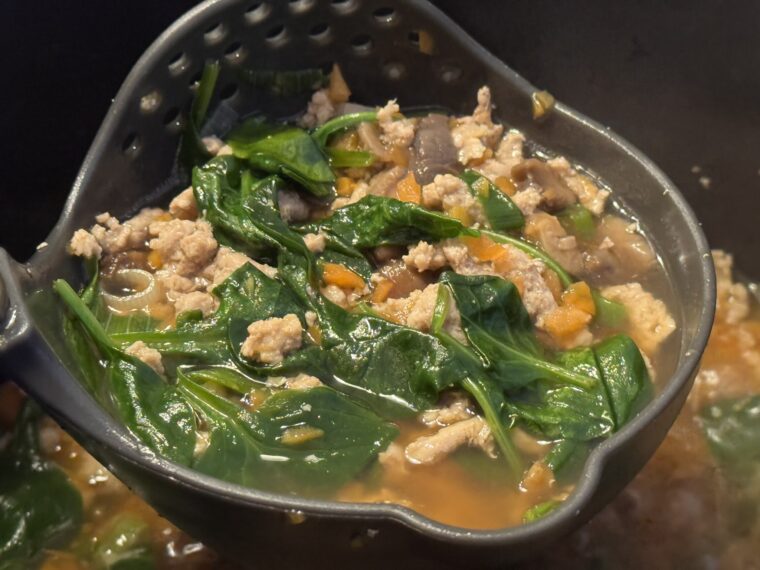 Ramen Noodle Bowl with Chicken and Mushrooms