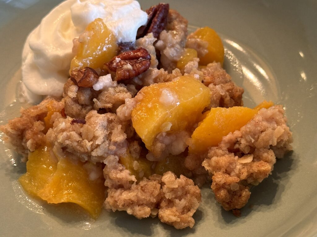 Peach Pecan Crisp