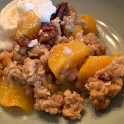 Peach Pecan Crisp