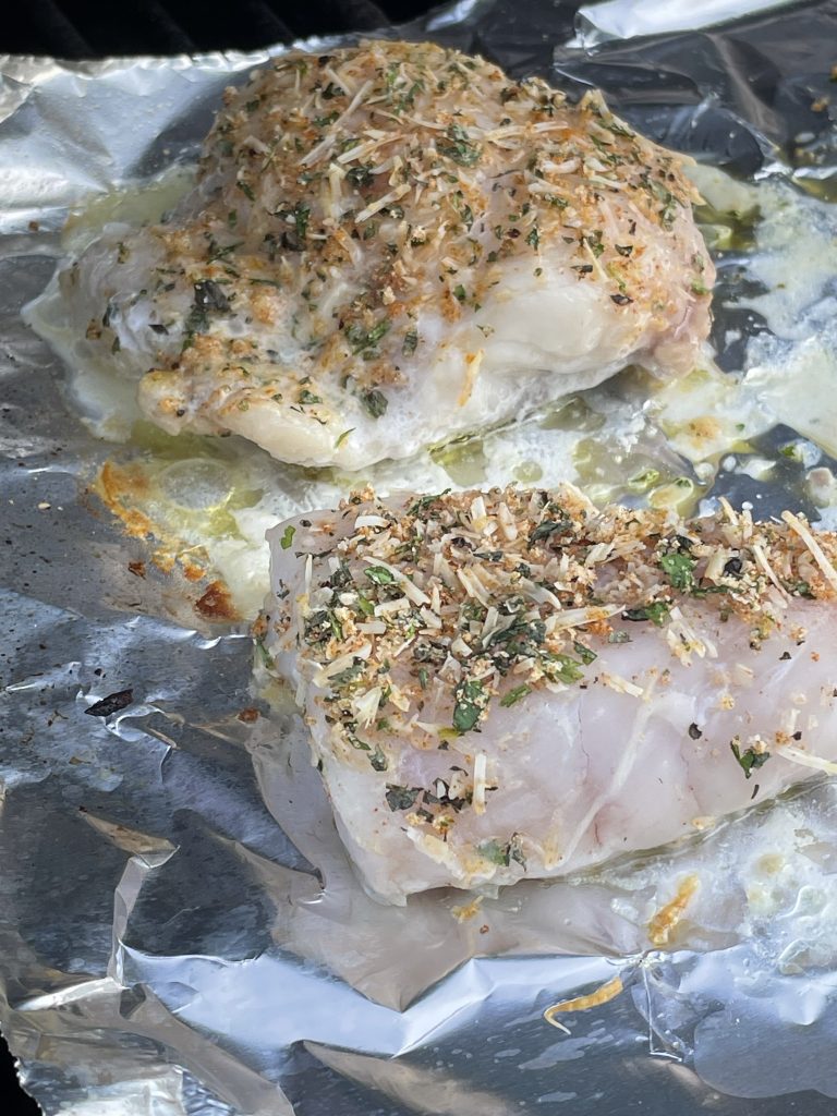 Herb Crusted Grilled Grouper