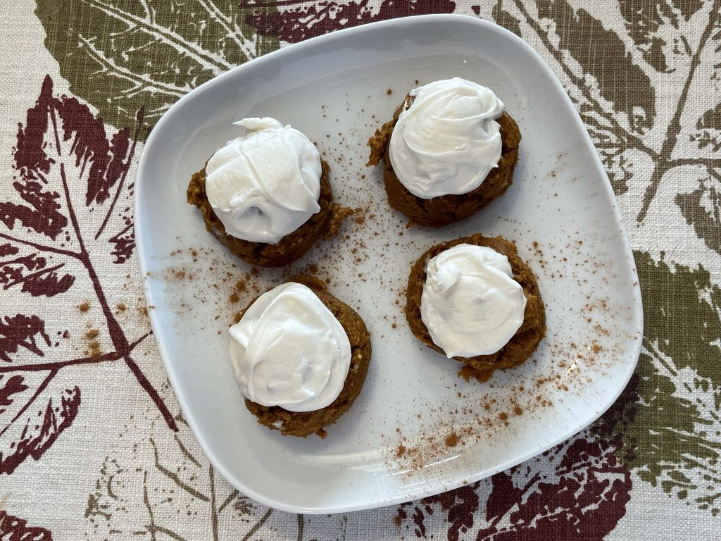 Frosted Pumpkin Spice Cookies