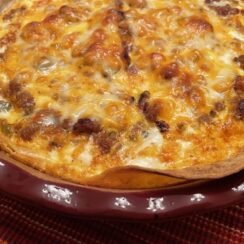 Sausage Tortilla Breakfast Bake