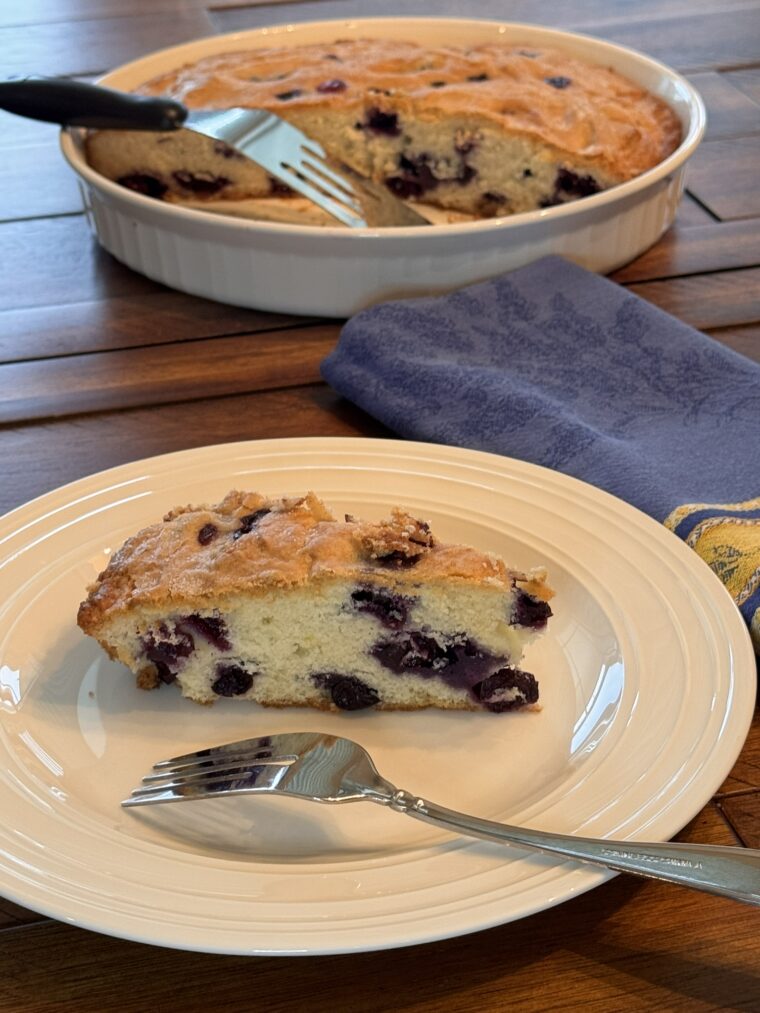 Buttermilk Blueberry Breakfast Cake