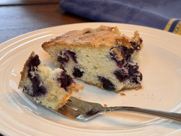 Buttermilk Blueberry Breakfast Cake