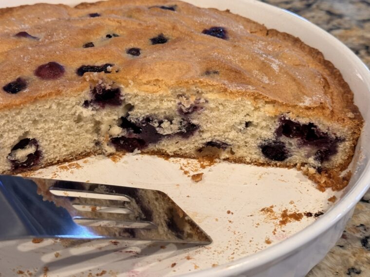 Buttermilk Blueberry Breakfast Cake