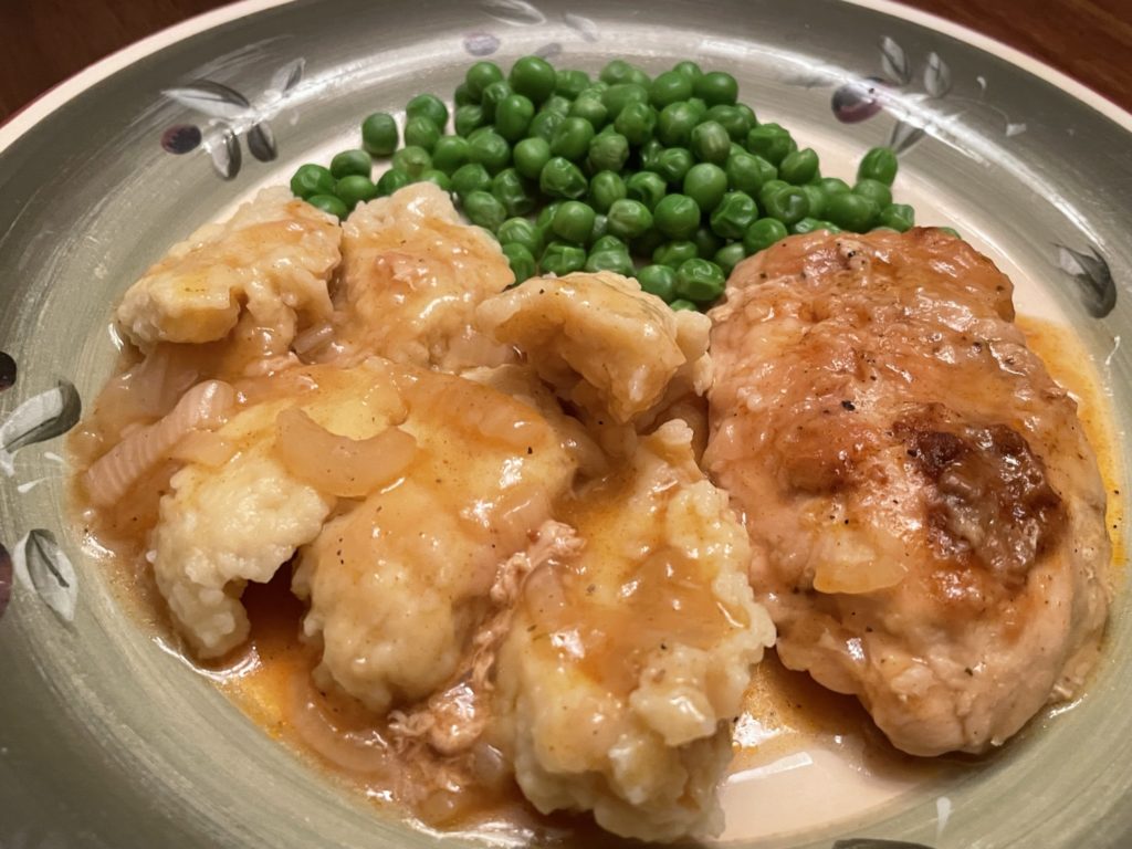 Chicken Paprikash and Dumplings